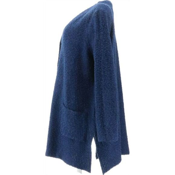 GRAVER Susan Graver Novelty Slub-Knit Cardigan - Picture 4 of 6